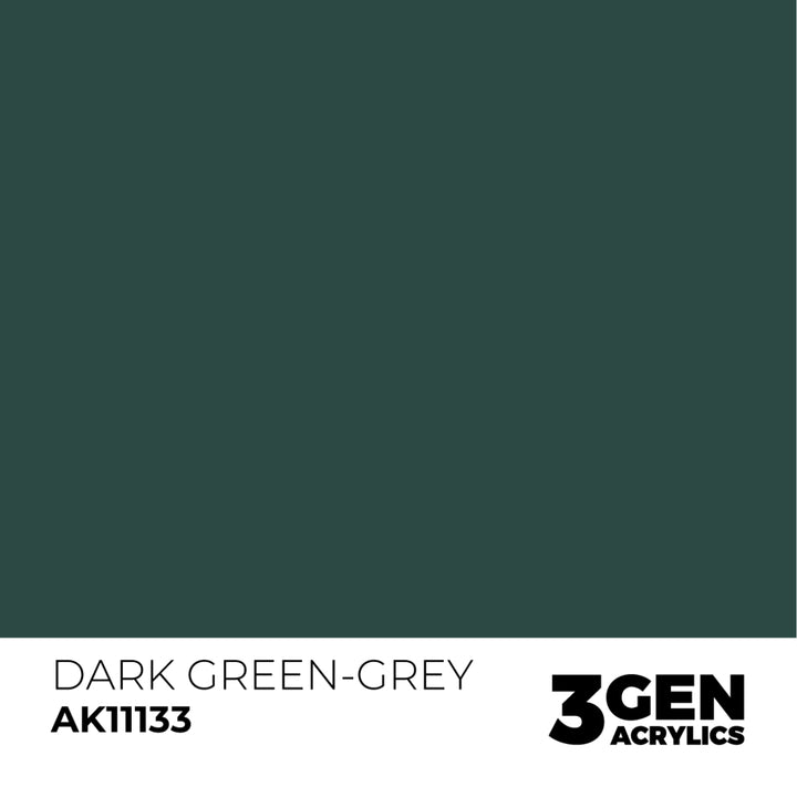 3GEN Acrylics: Dark Green-grey (AK Interactive) (AK11133)
