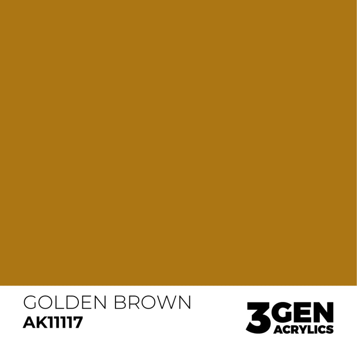 3GEN Acrylics: Golden Brown (AK Interactive) (AK11117)