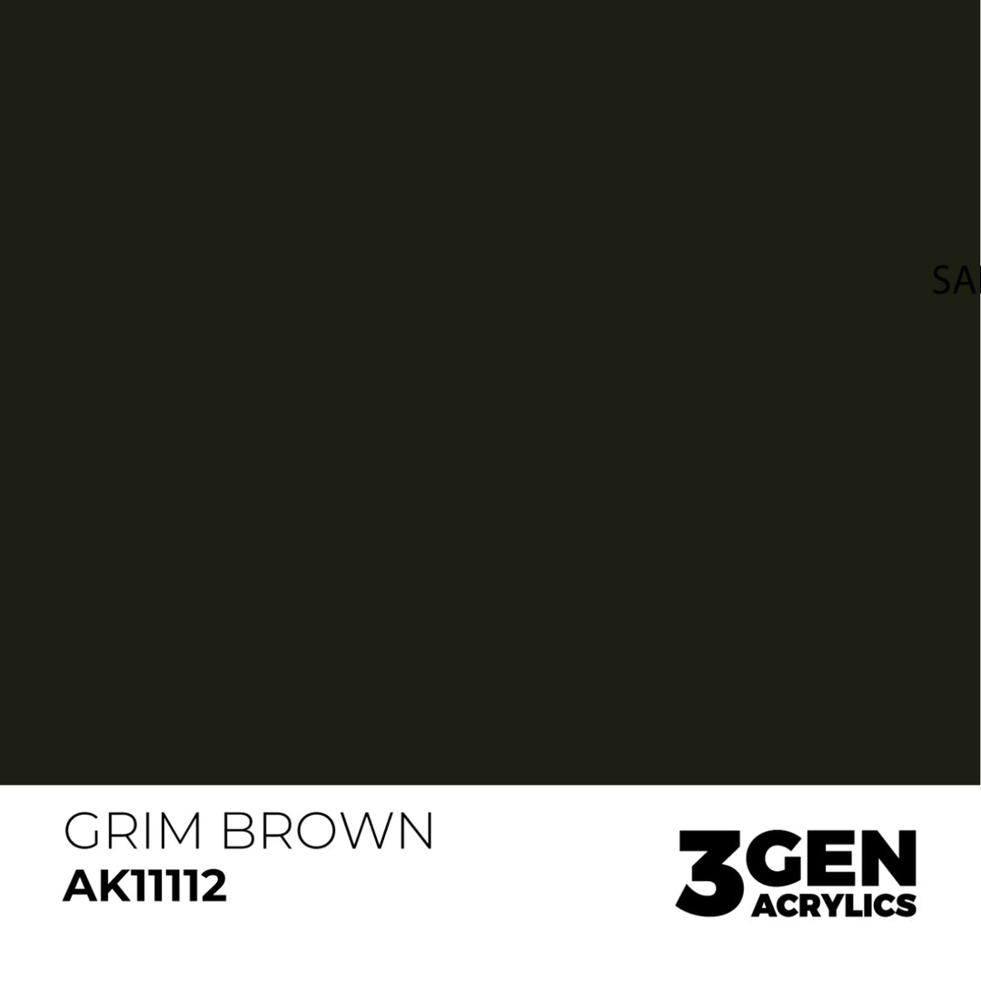 3GEN Acrylics: Grim Brown (AK Interactive) (AK11112)
