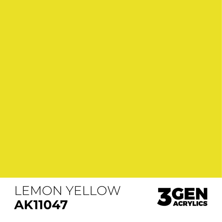 3GEN Acrylics: Lemon Yellow (AK Interactive) (AK11047)