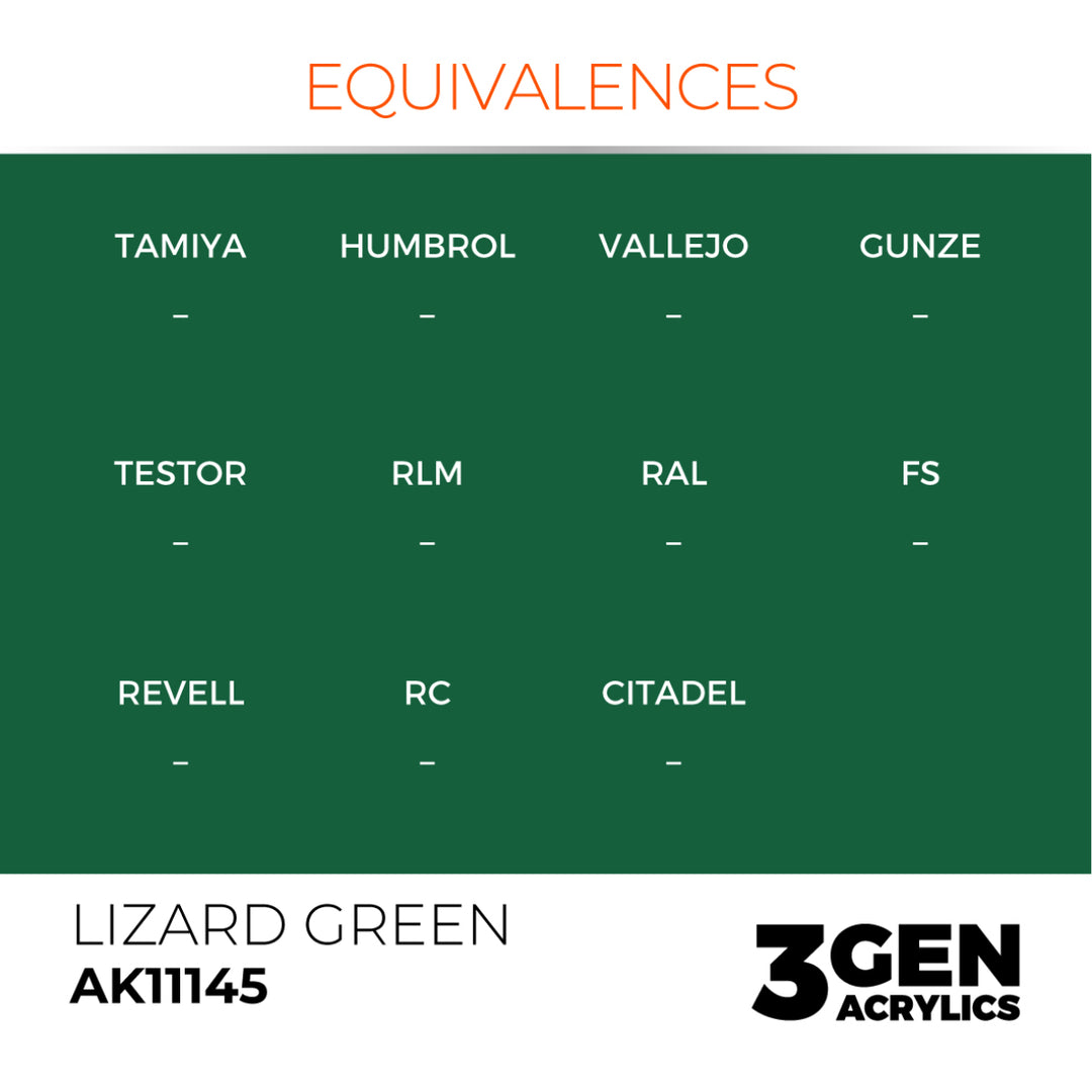 3GEN Acrylics: Lizard Green (AK Interactive) (AK11145)