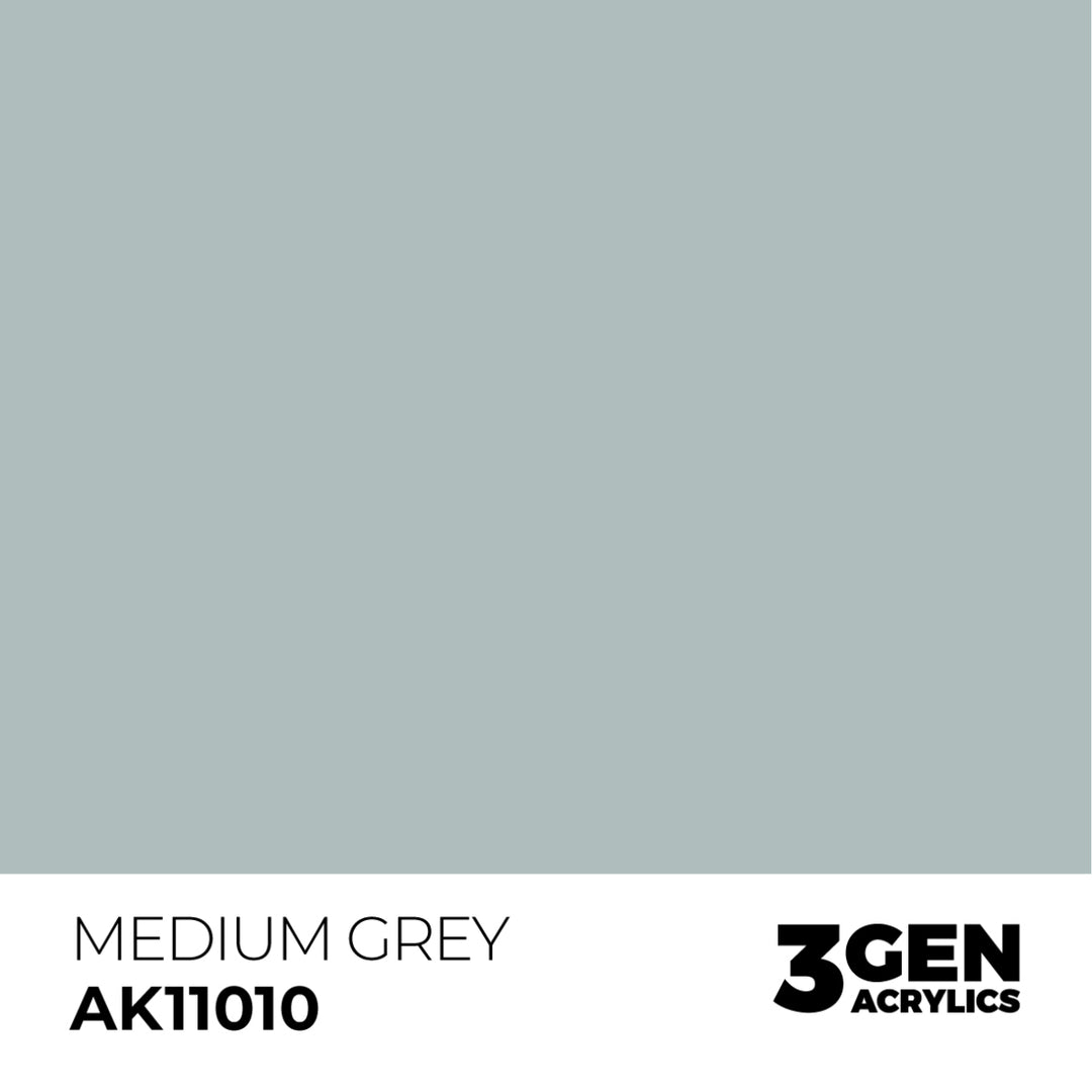 3GEN Acrylics: Medium Grey (AK Interactive) (AK11010)