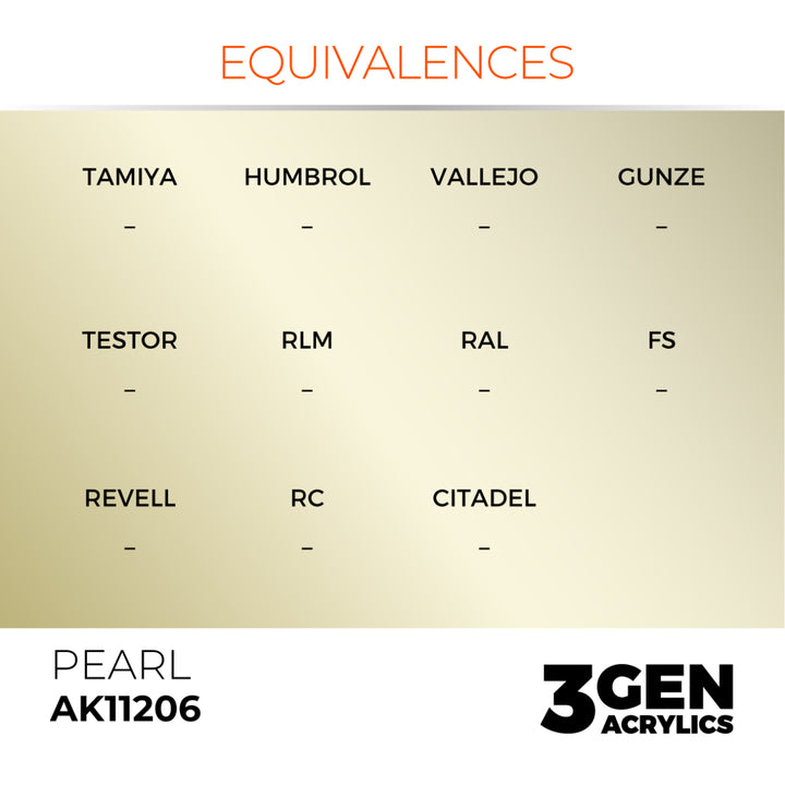 3GEN Acrylics: Pearl – Metallic (AK Interactive) (AK11206)