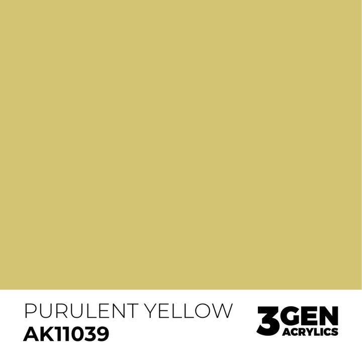 3GEN Acrylics: Purulent Yellow (AK Interactive) (AK11039)