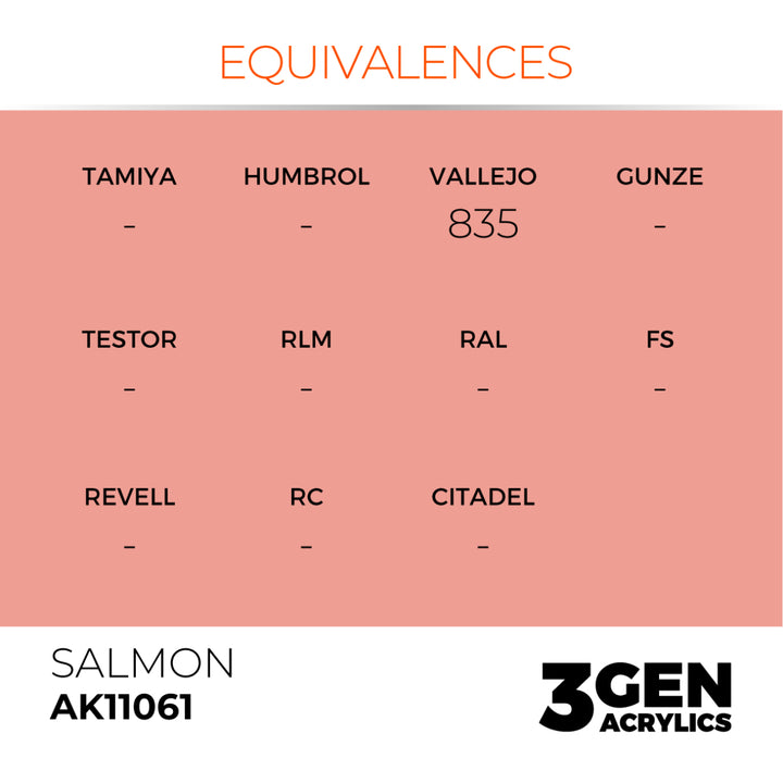 3GEN Acrylics: Salmon (AK Interactive) (AK11061)