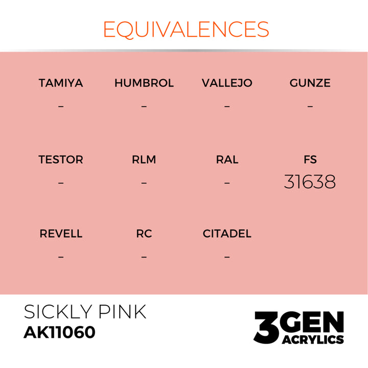 3GEN Acrylics: Sickly Pink (AK Interactive) (AK11060)