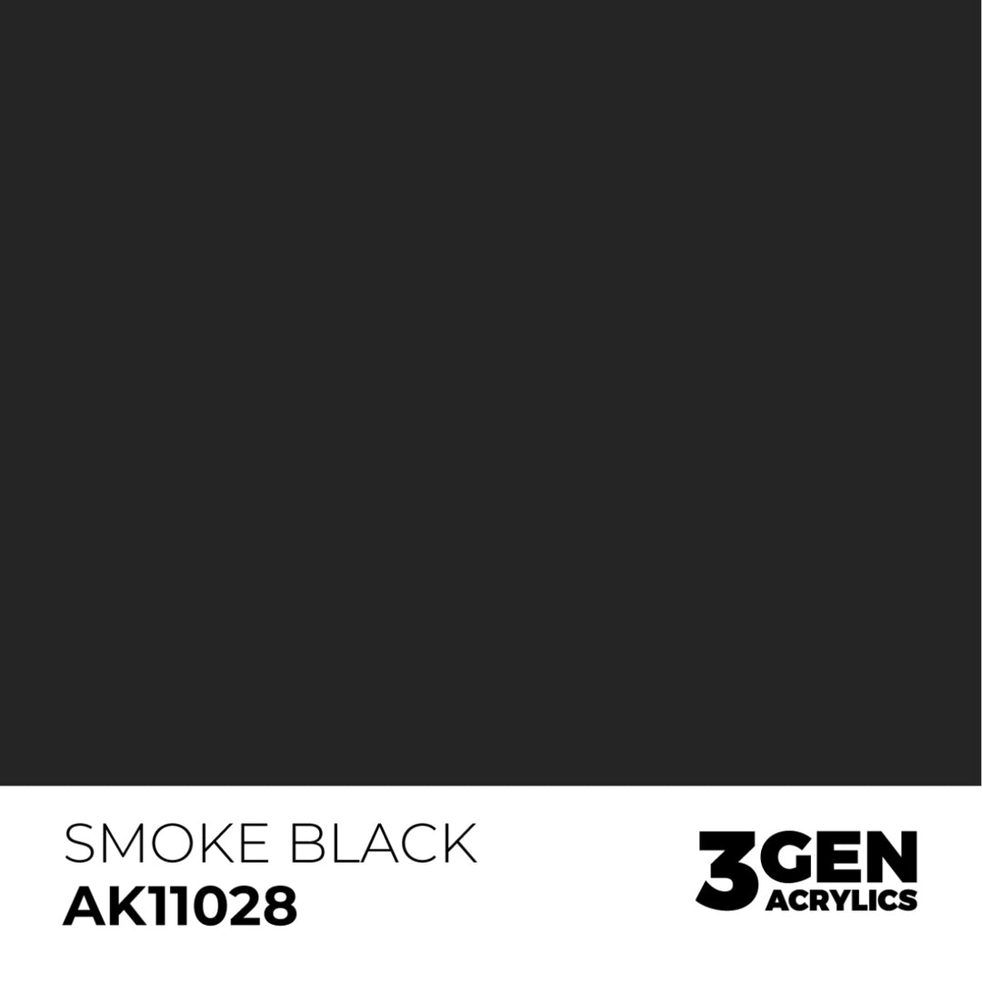 3GEN Acrylics: Smoke Black (AK Interactive) (AK11028)