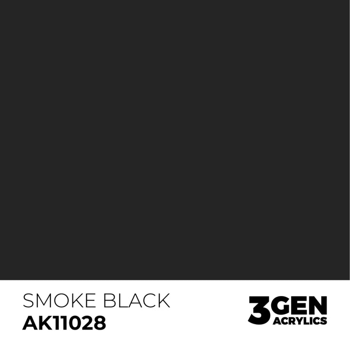 3GEN Acrylics: Smoke Black (AK Interactive) (AK11028)