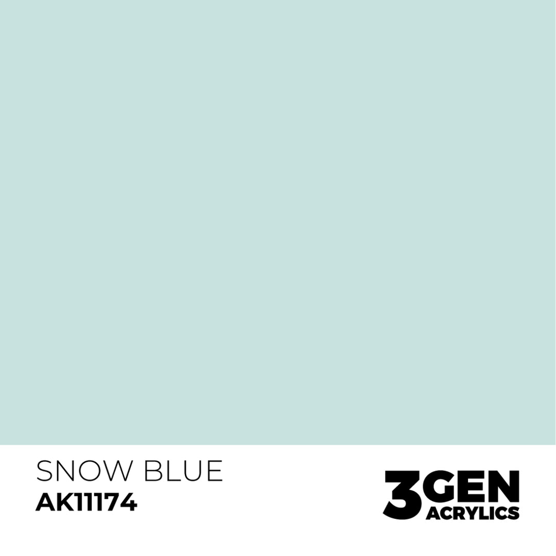 3GEN Acrylics: Snow Blue (AK Interactive) (AK11174)