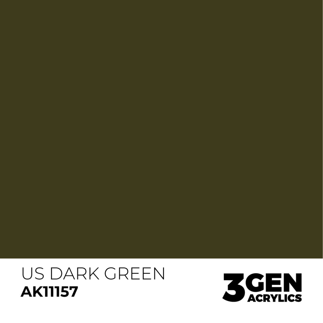 3GEN Acrylics: US Dark Green (AK Interactive) (AK11157)