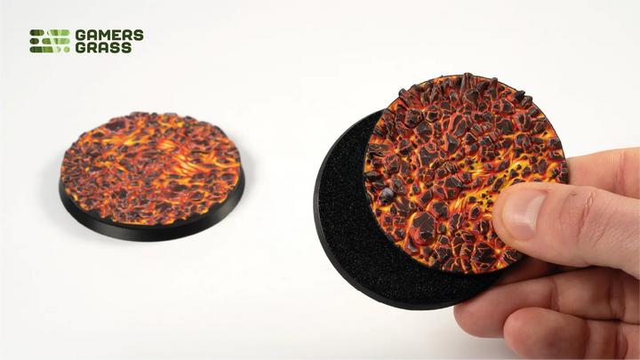 GamersGrass Molten Lava - Round 60mm (x2)