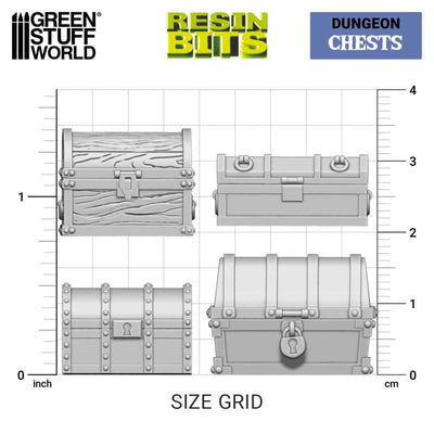 3D printed set - Chests (Green Stuff World)