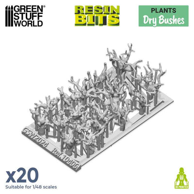 3D printed set - Dry Bushes (Green Stuff World)