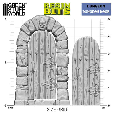 3D printed set - Dungeon Doors (Green Stuff World)