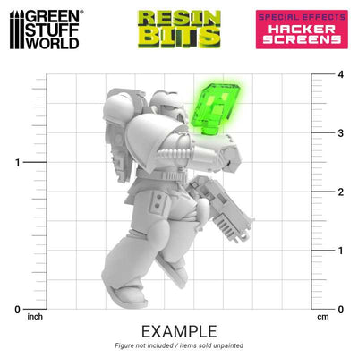 3D printed set - Hacker Screens (Green Stuff World)