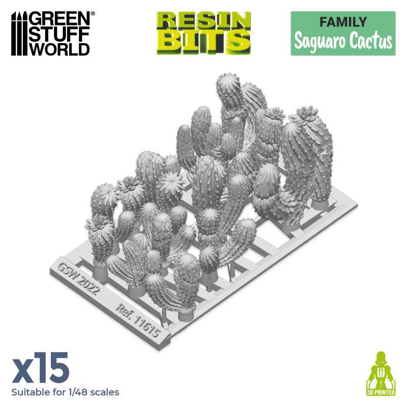 3D printed set - Saguaro Cactus (Green Stuff World)