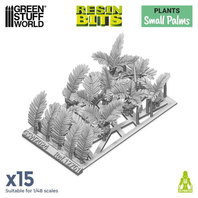 3D printed set - Small Palms (Green Stuff World)