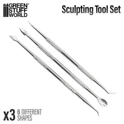 3x Sculpting Tools (Green Stuff World)