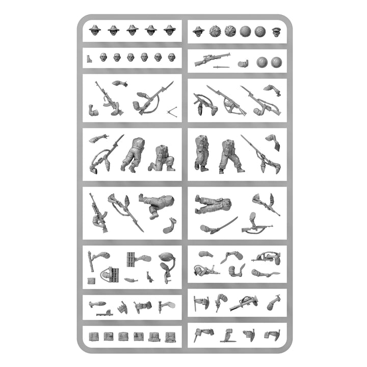 Bolt Action: Gurkha Infantry Platoon
