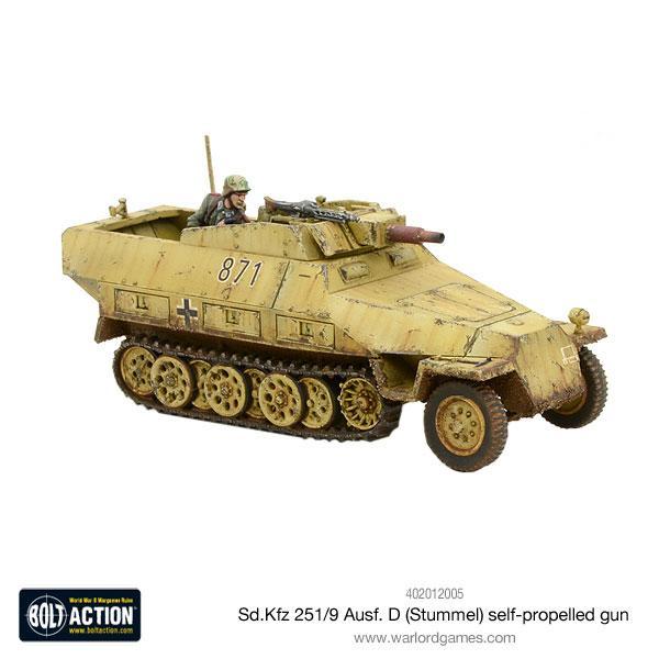 Bolt Action: Sd.Kfz 251/9 Ausf D (Stummel) half-track