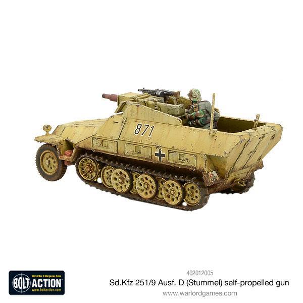 Bolt Action: Sd.Kfz 251/9 Ausf D (Stummel) half-track