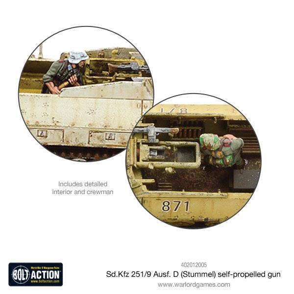 Bolt Action: Sd.Kfz 251/9 Ausf D (Stummel) half-track