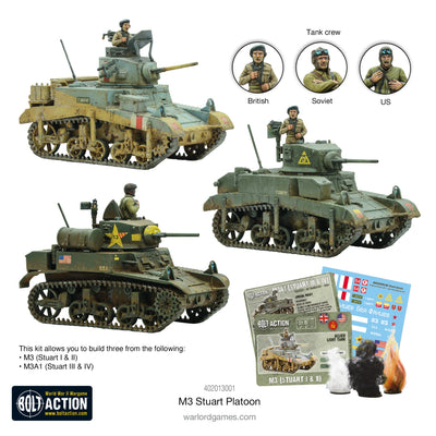 Bolt Action: M3 Stuart Platoon