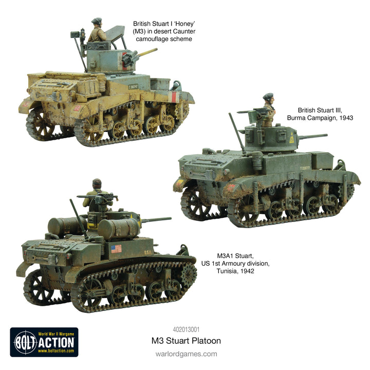 Bolt Action: M3 Stuart Platoon