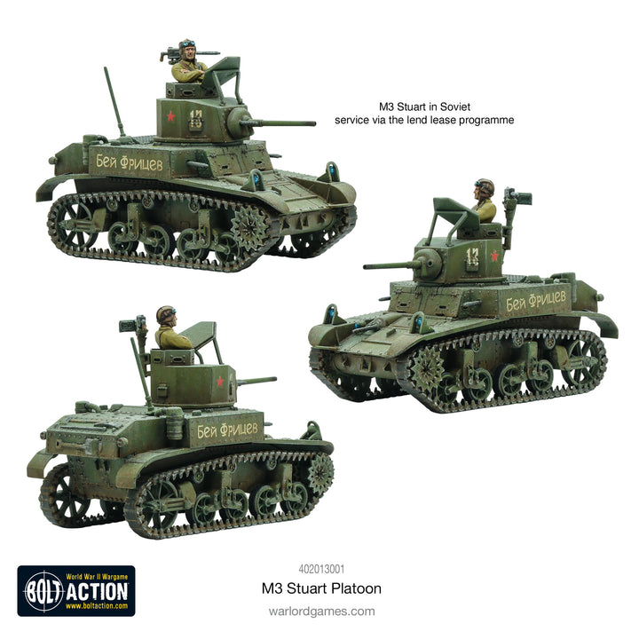 Bolt Action: M3 Stuart Platoon