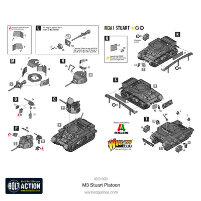 Bolt Action: M3 Stuart Platoon