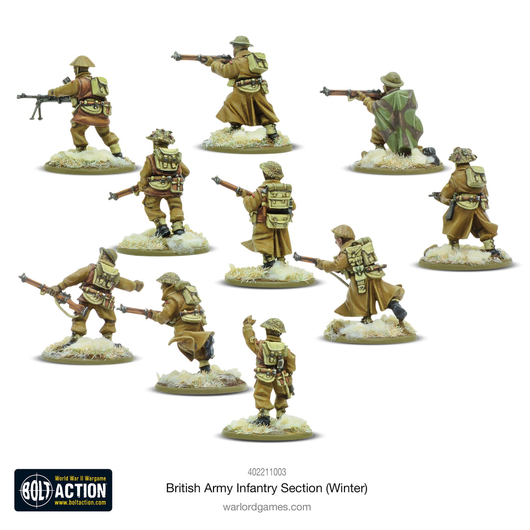 Bolt Action: British Infantry section (Winter)