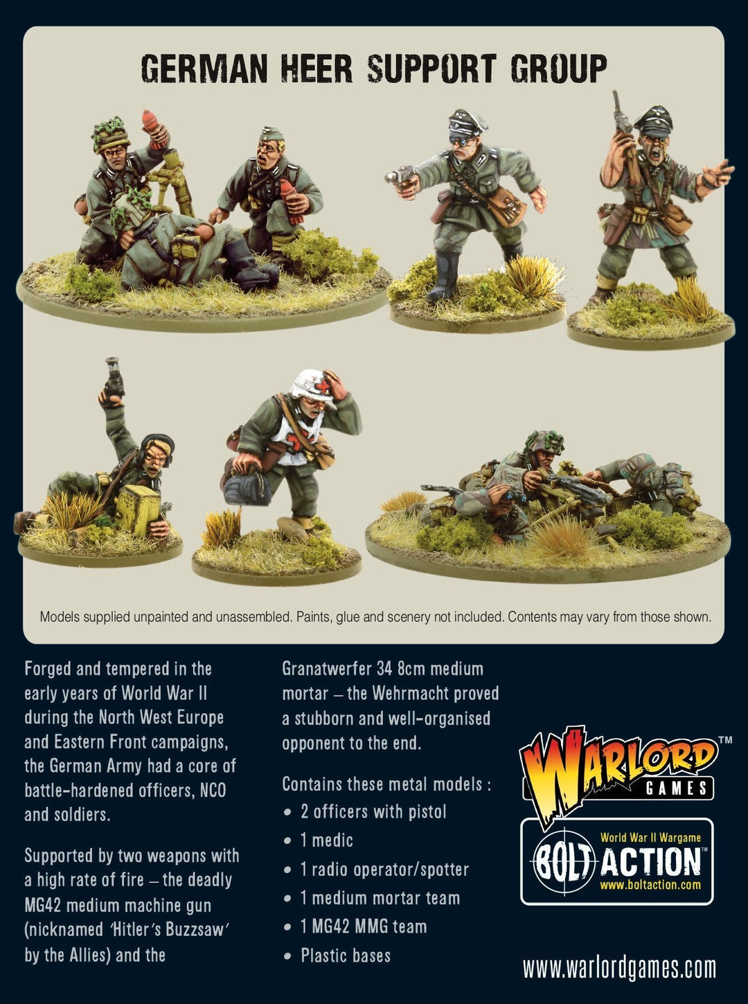 Bolt Action: German Heer support group