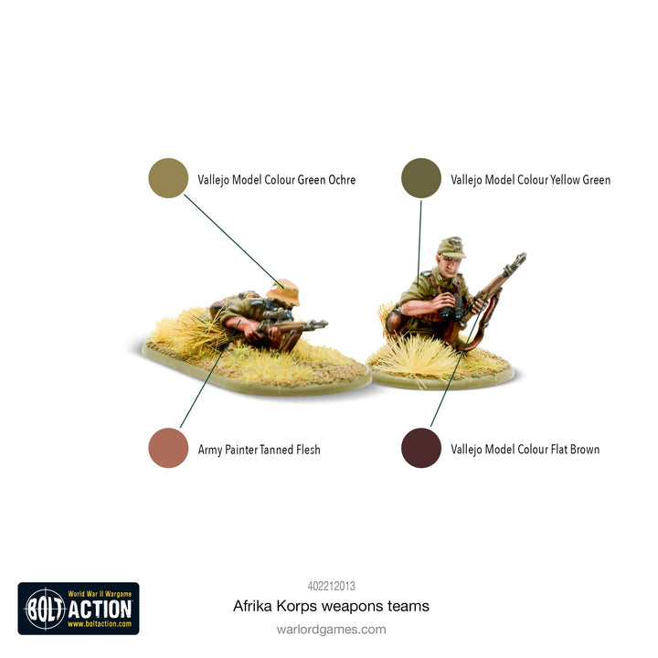 Bolt Action: Afrika Korps weapons teams