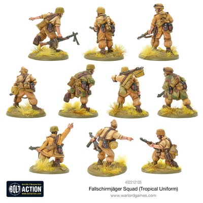 Bolt Action: Fallschirmjager squad (tropical Uniform)