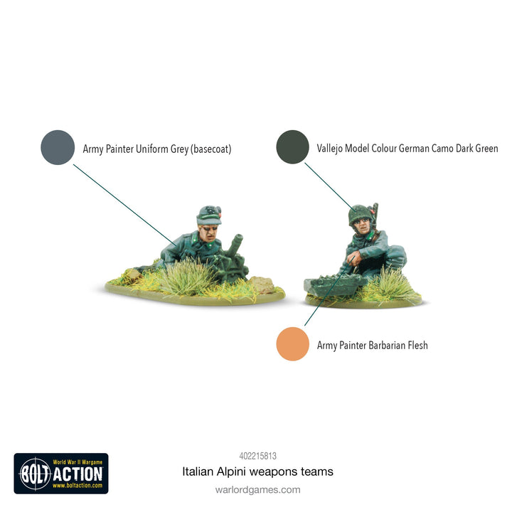 Bolt Action: Italian Alpini Weapons Teams