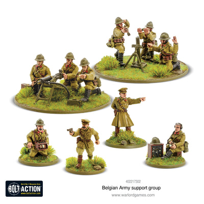 Bolt Action: Belgian Army support group