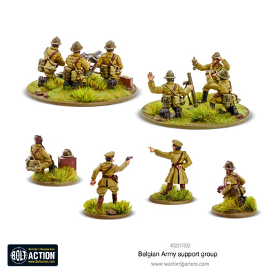 Bolt Action: Belgian Army support group