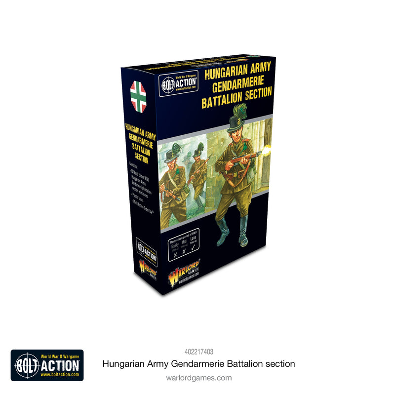 Bolt Action: Hungarian Army Gendarmerie Battalion Section