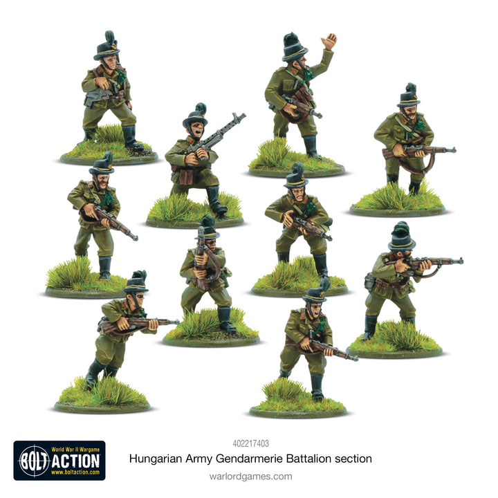 Bolt Action: Hungarian Army Gendarmerie Battalion Section