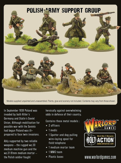 Bolt Action: Polish Army support group