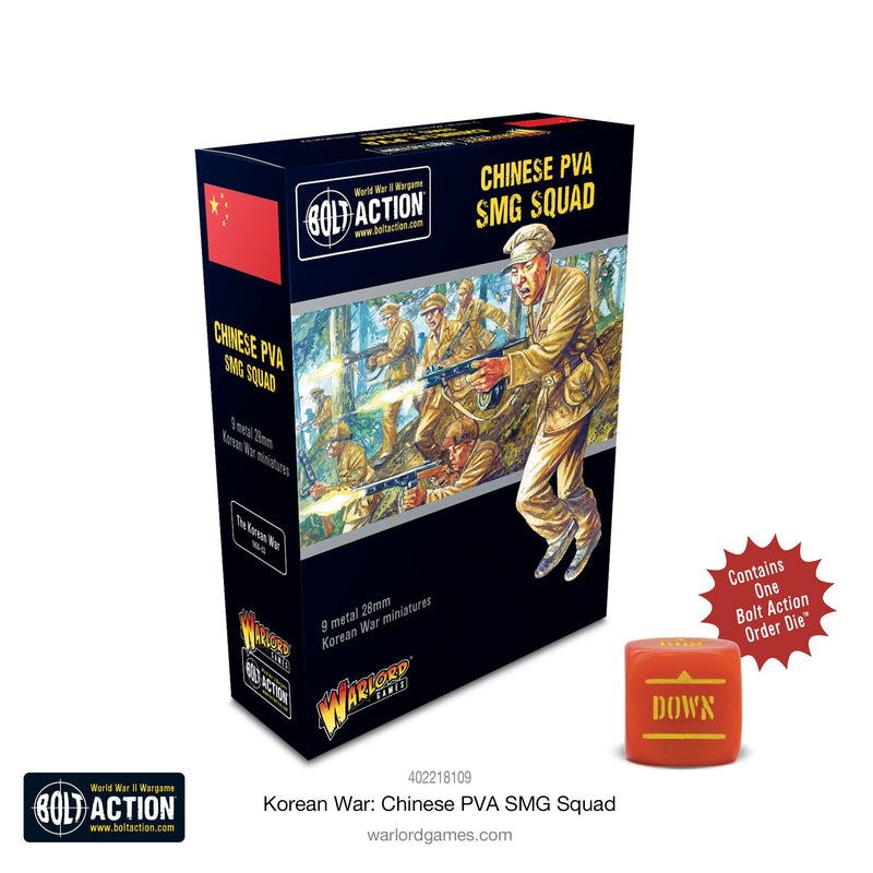 Bolt Action: Korean War - Chinese PVA SMG squad