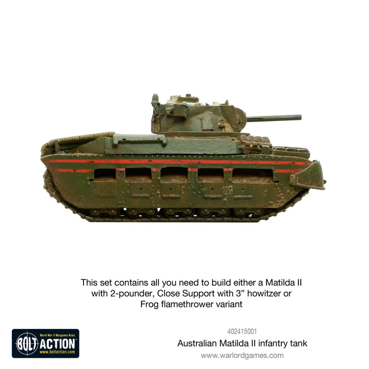 Bolt Action: Australian Matilda II infantry tank