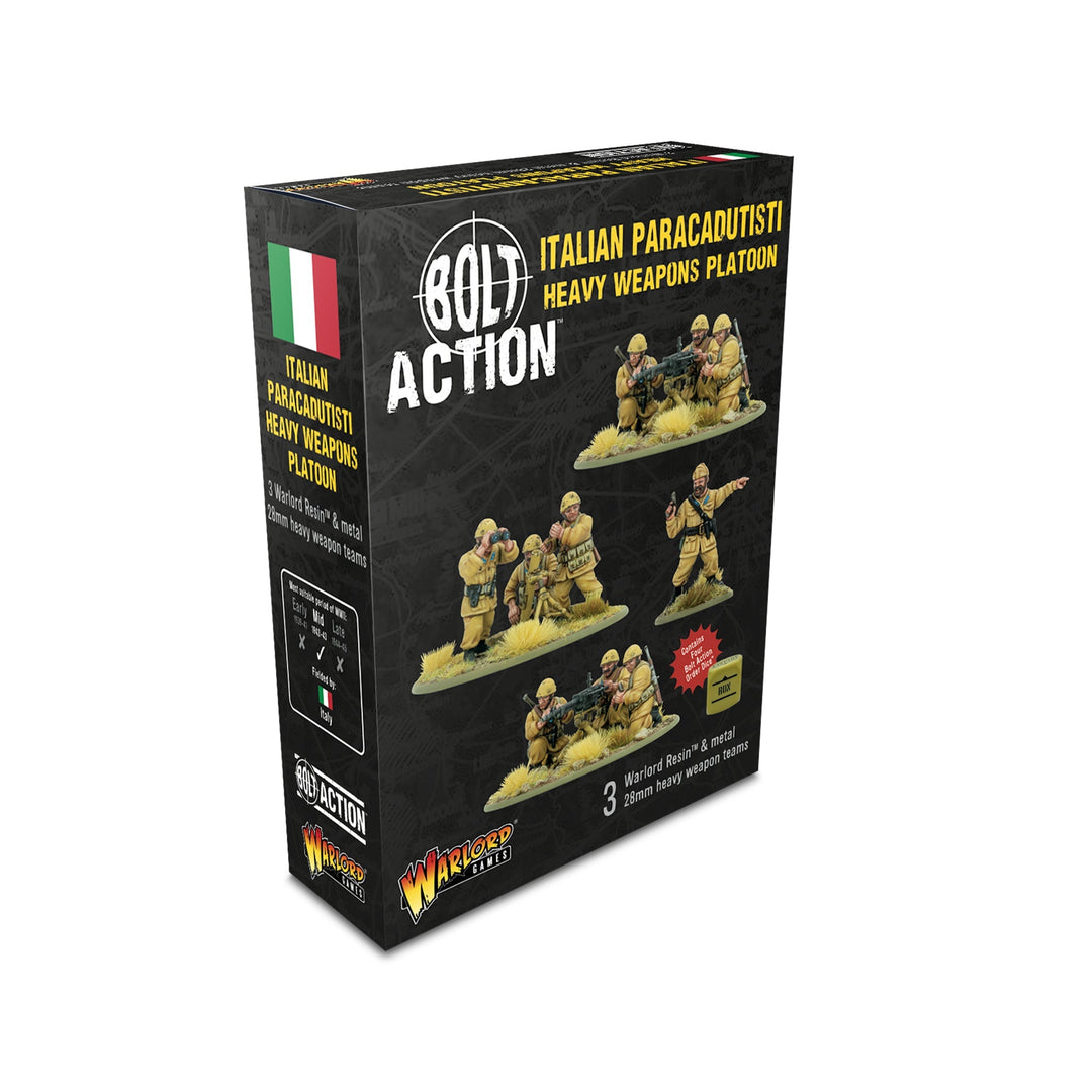 Bolt Action: Italian Paracadutisti heavy weapons platoon