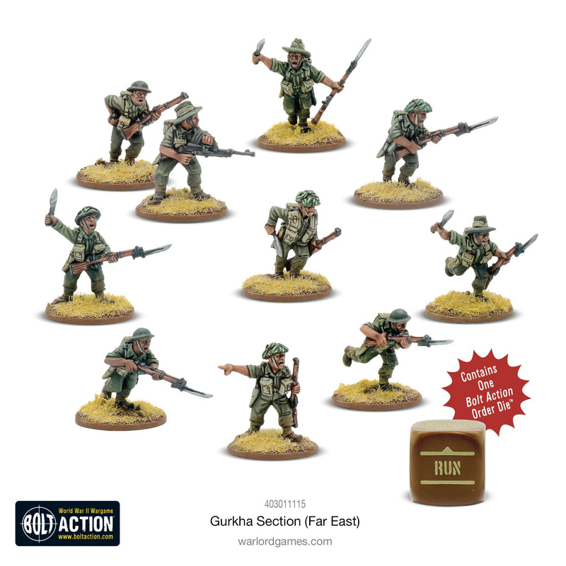 Bolt Action: Gurkha Section (Far East)