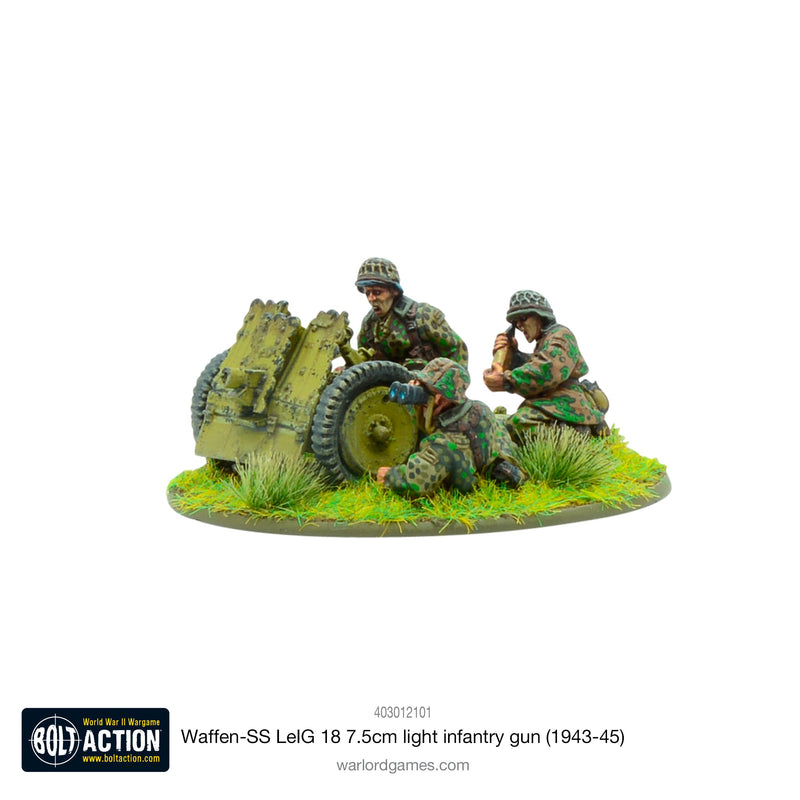 Bolt Action: Waffen-SS LeIG 18 7.5cm light infantry gun (1943-45)