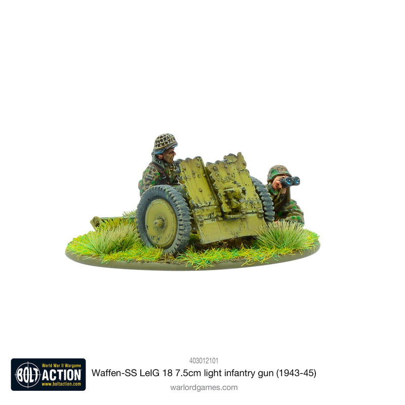 Bolt Action: Waffen-SS LeIG 18 7.5cm light infantry gun (1943-45)