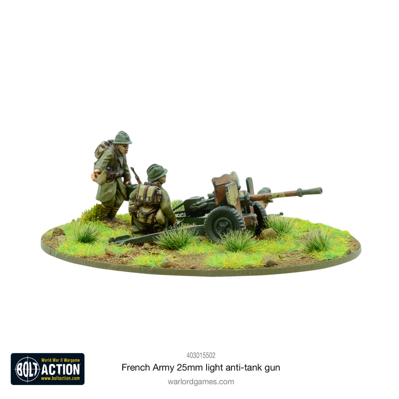 Bolt Action: French Army 25mm light anti-tank gun