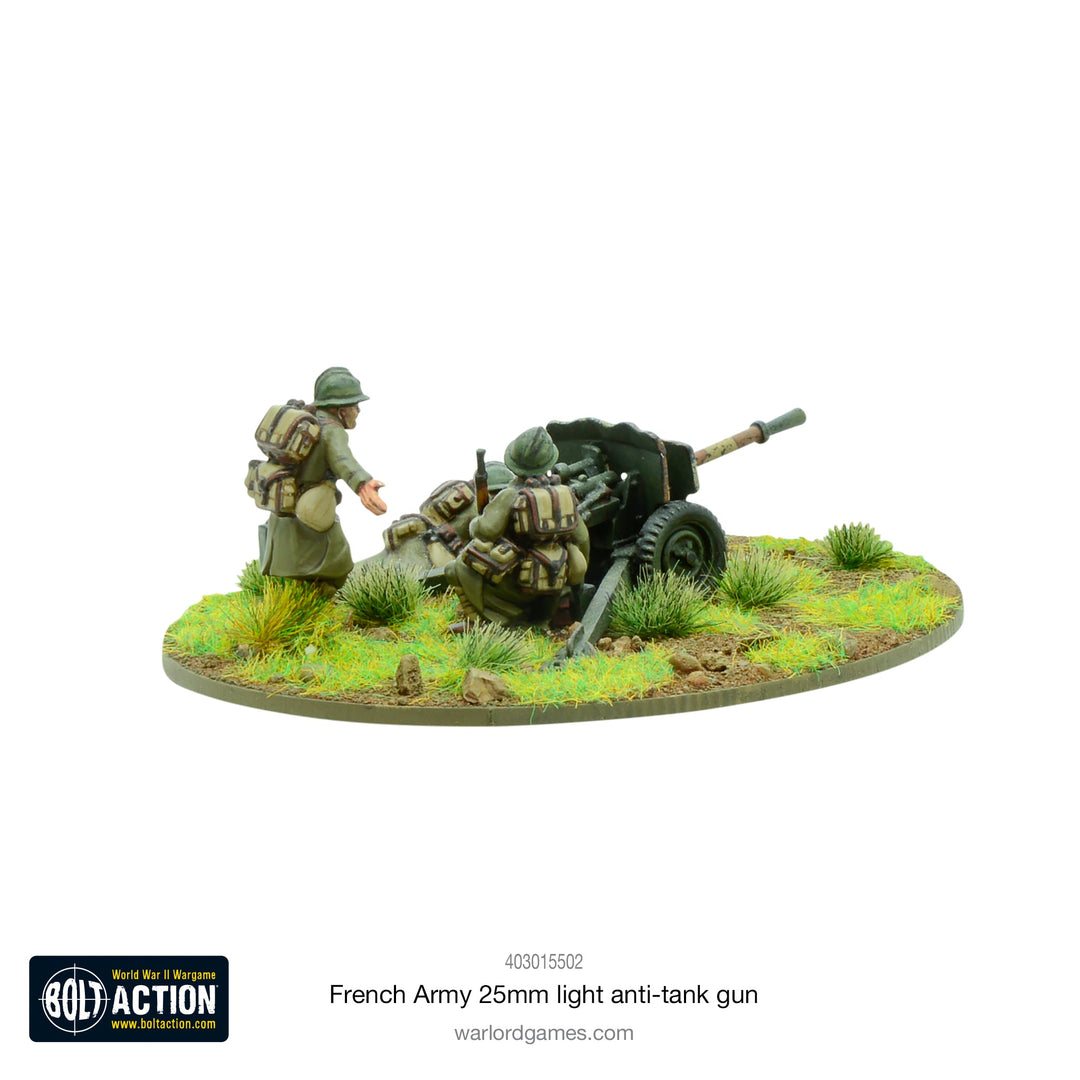 Bolt Action: French Army 25mm light anti-tank gun