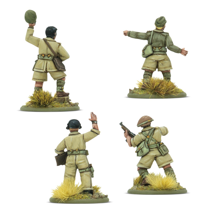 Bolt Action: British 8th Army platoon commanders