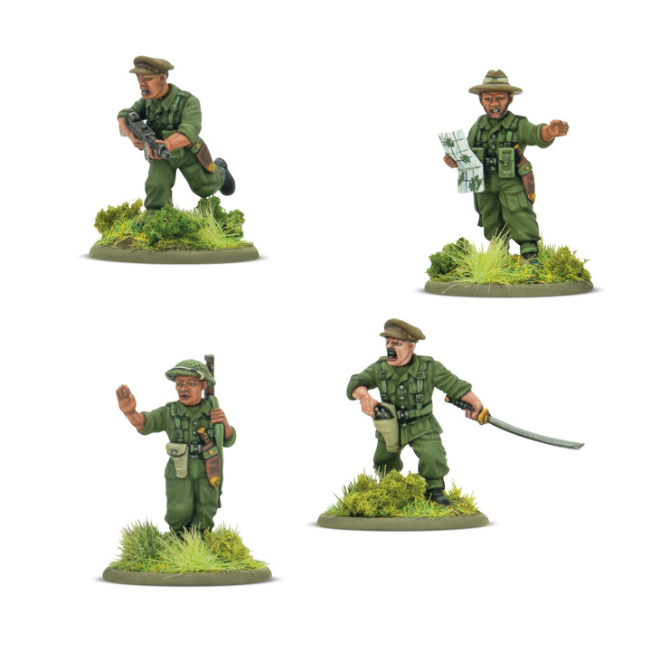 Bolt Action: Gurkha platoon commanders